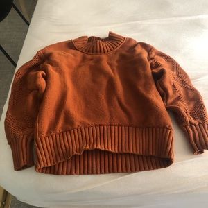 Everlane texture cotton cable sweater